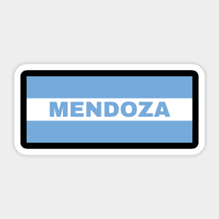 Mendoza City in Argentina Flag Sticker